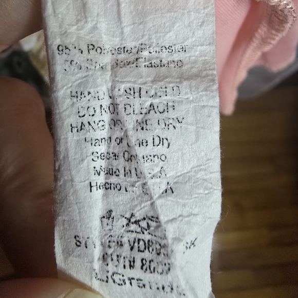 Pink Blush Floral Maternity Knee Length Dress Womans Size Large - Picture 5 of 5